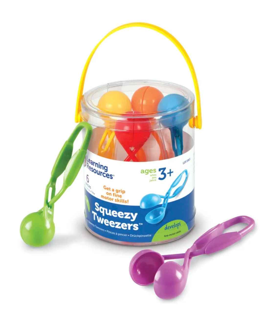 Learning Resources – Klešťová pinzeta LER5963 (Squeezy Tweezers™) 2